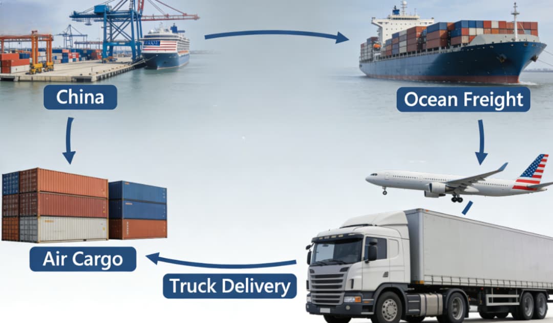 shipping agent china to usa